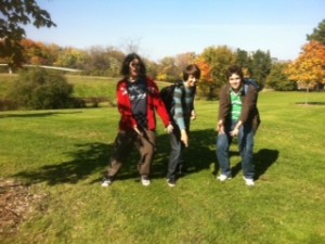 Woodroffe High School students think they have found a spot to plant a small fruit tree.